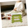 BESPORTBLE Portable Folding Stool Small Creative and Convenient Chair for Home Use Easy to Clean Space-Saving Design Green view 2