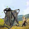 GaRcan Foot Stool Sofa Stool Chaise De Sac  Dos De Pche Multifonction Tabouret De Camping De Randonne Camouflage Portable,3 Colors (Black 36.5X29X42CM) view 2