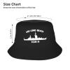 USS Long Beach CGN-9 Bucket Hat Outdoor Camping Sun Hat Black view 4