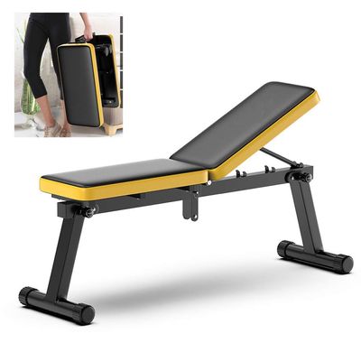 Adjustable Exercise Bench Home Gym Weight Bench Dumbbell Bench Comfortable Durable for Barbell Abdominal Exercises