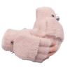 jouan Warm Plush Gloves, Fingerless Flap Gloves, Outdoor Thickened Cold Gloves view 1