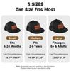 Rucekia Custom Name Boys Girls Baseball Hat, Personalized Grey Fitted Infant Baby Hats, Adjustable Snapback Mesh Truck Caps for Toddler, Kids, Teen and Adults view 4