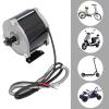 WaShaRoom,MY1018E-D,Gear Reduction Electric Motor, Electric Bicycle Brhed Motor Reductor, Brhed DC Motor, 24V,500W,440.9lbs,Electric Motor for Bicycle Bike Scooter Gear Reduction,Black, Silver view 3