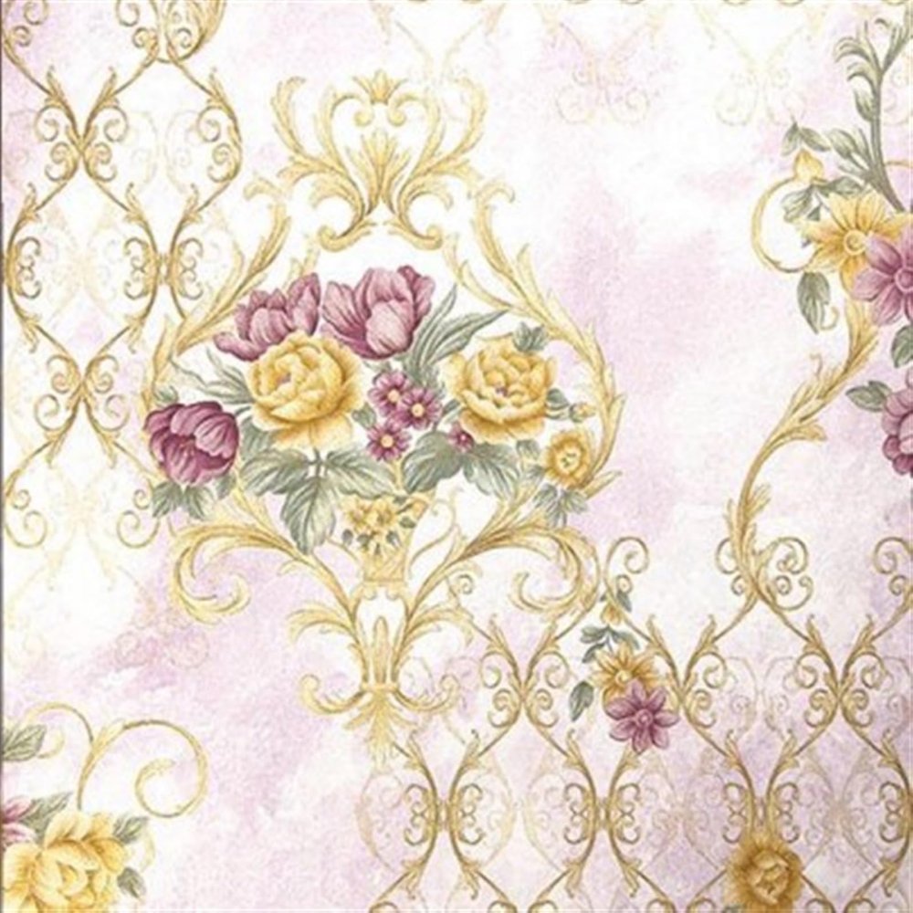 Modern Wallpaper Stick Wallpaper Kitchen Bedroom Stickers Murals Tile Stickers Wallpaper Gold Wallpaper Glitter Bedroom Damask Rose Living Room Wallpaper Extra Thick 3D (Color : D)