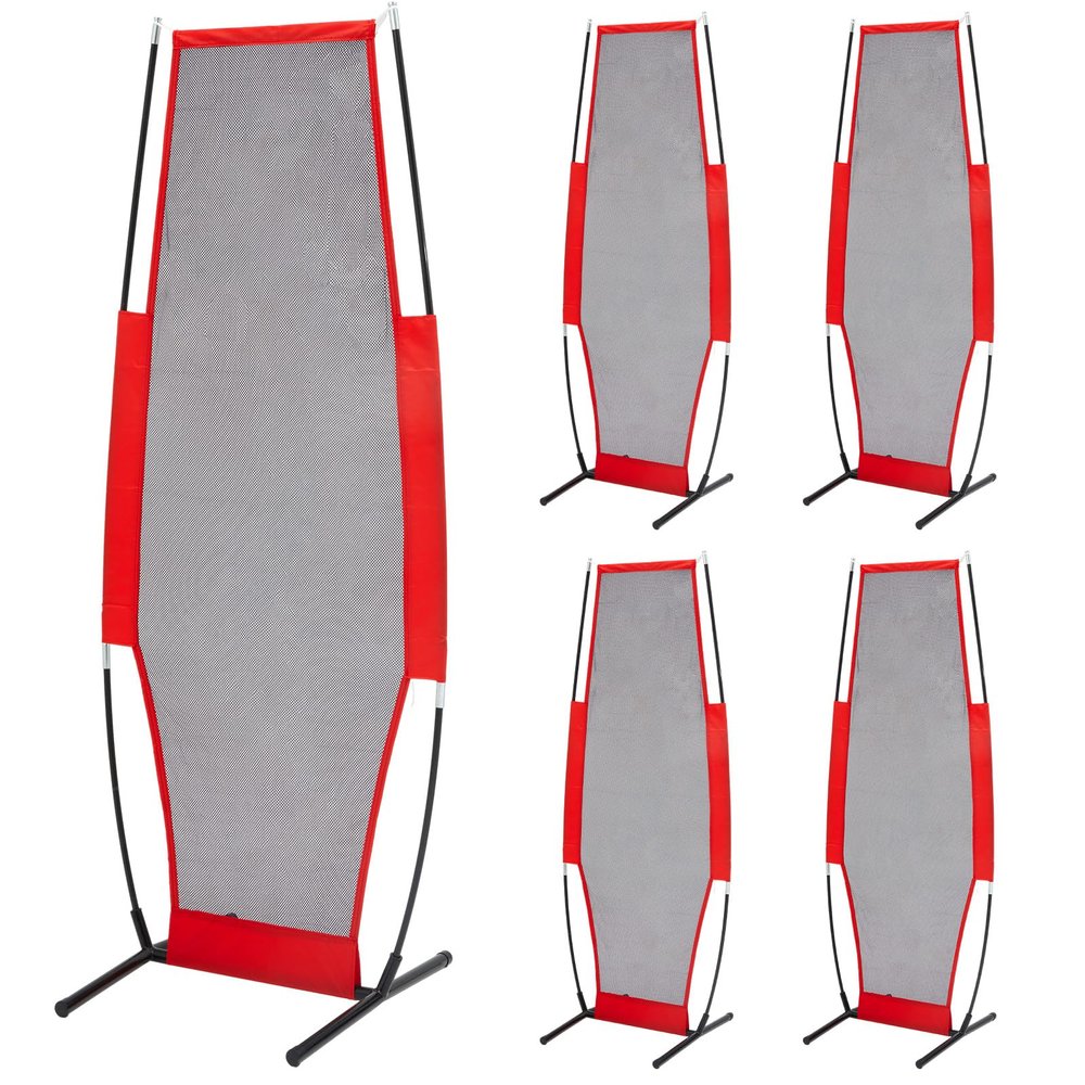 Shappy 5 Pcs Soccer Dummy Defender Training Mannequin Portable Defender Practice Dummy for Basketball, Baseball and Softball