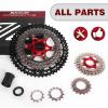 BUCKLOS 8/9/10/11/12 Speed Cassette Ultra-Light 11-25/28/32/34/36/40/42/46/50/52T Bike Cassette Fit Mountain Bike/Road Bike/XC/DH/AM,Compatible with Shimano Sram HG Hub Driver view 3