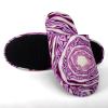 CIMOXDERRT Purple Cabbage Pattern Men's Slipper Non Slip Comfortable Winter Warm Home House Shoes view 4