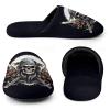 CIMOXDERRT Pirate Skull Swords Men's Slipper Non Slip Comfortable Winter Warm Home House Shoes view 4