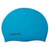 Sporti Solid Neon Silicone Swim Cap - Neon Blue view 1