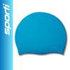 Sporti Solid Neon Silicone Swim Cap - Neon Blue view 2