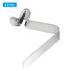 PATIKIL 8x5mm Kayak Paddle Snaps, 6 Pack Tent Pole Clips Steel V Shaped Single Pin Push Button Spring Clips Lock Tube Pole Clips for Camping Awning, Silver view 3
