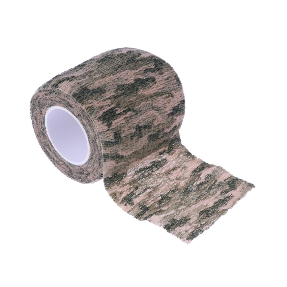 GANAZONO Double Sided Removable Camouflage Tape for Self-Adhesive Military Tape Camo Netting Telescopic