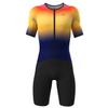 Lo.gas Logas MensTriathlon Suit Trisuit Race Skinsuit Cycling Speed Suit Swimskin Bike Swim Run Color-Blocking view 2