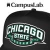 Campus Lab Official Chicago State University Primary Logo Foam Snapback Trucker Hat - Unisex for Men and Women Black view 4