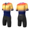 Lo.gas Logas MensTriathlon Suit Trisuit Race Skinsuit Cycling Speed Suit Swimskin Bike Swim Run Color-Blocking view 1