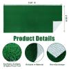 Drydiet Baseball Softball Training Batting Mat 5.97 x 2.36 ft Heavy Duty Hitting Mat Softball Training Equipment for Indoor Outdoor Floors Garage Backyard, Green view 2