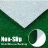 Drydiet Baseball Softball Training Batting Mat 5.97 x 2.36 ft Heavy Duty Hitting Mat Softball Training Equipment for Indoor Outdoor Floors Garage Backyard, Green view 3