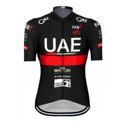 2023 Pro Team UAE Black Cycling Jersey for Men,Short Sleeve Quick Dry Bike Shirt (m)