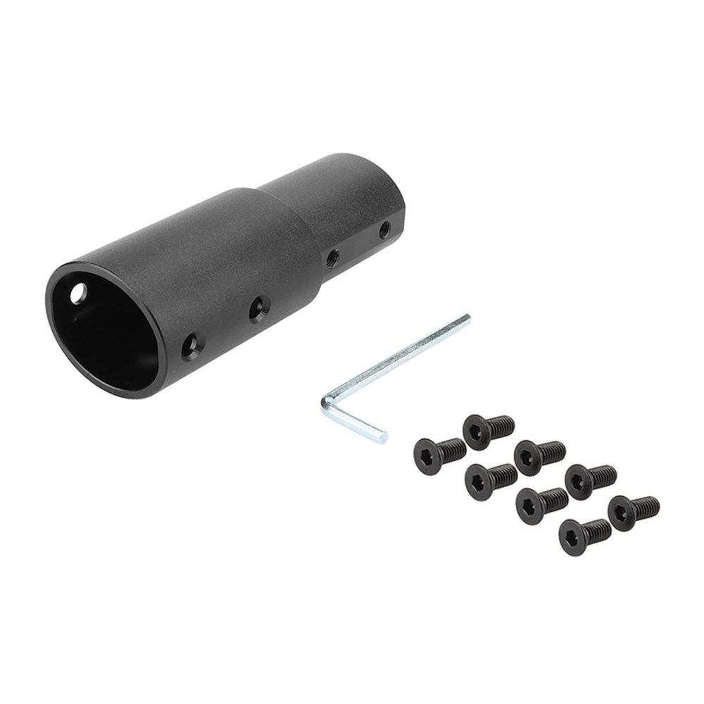 KARFRI Aluminium Alloy Pole Raiser Fit For Xiaomi Fit For M365 1S Pro Pro2 Essential Lite Electric Scooter Adjustable Extension Pole Accessories (Color : Black)