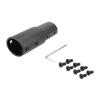 KARFRI Aluminium Alloy Pole Raiser Fit For Xiaomi Fit For M365 1S Pro Pro2 Essential Lite Electric Scooter Adjustable Extension Pole Accessories (Color : Black)