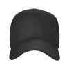 Adjustable Trucker Hat Custom Baseball Cap Add Photo Text Logo Ball Hat, Black view 3