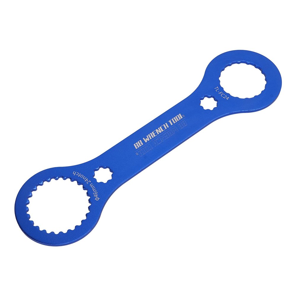 Ddewing Bike Front Fork Wrench Integrated Hollow Aluminium Alloy Disassembly Spanner Mountain Road Bike Integrated Mid Air Shaft Wrench for Road Bike
