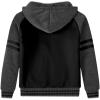 ZITY Boys Zip Up Hoodie Fleece Jacket Kids Sherpa Lined Sweatshirts Outerwear Warm Winter Coat Grey Black 8-9 Years Old view 4