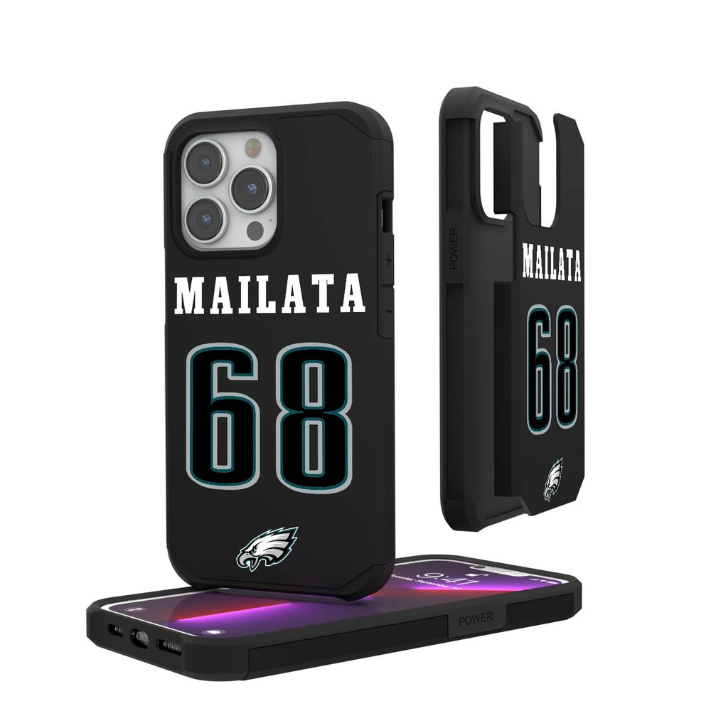 Keyscaper Jordan Mailata Philadelphia Eagles iPhone Rugged Case