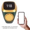 Electronic Finger Counter, Prayer Reminder Counter , Vibration Reminder, 0.49in Screen, Compatible with5.1, Synchronize Data to Smartphones (Green) view 4