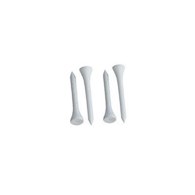 SUPVOX 100pcs White Wooden Golf Tees Easy to Spot Essential Accessory for Driving Range and Practice Sessions
