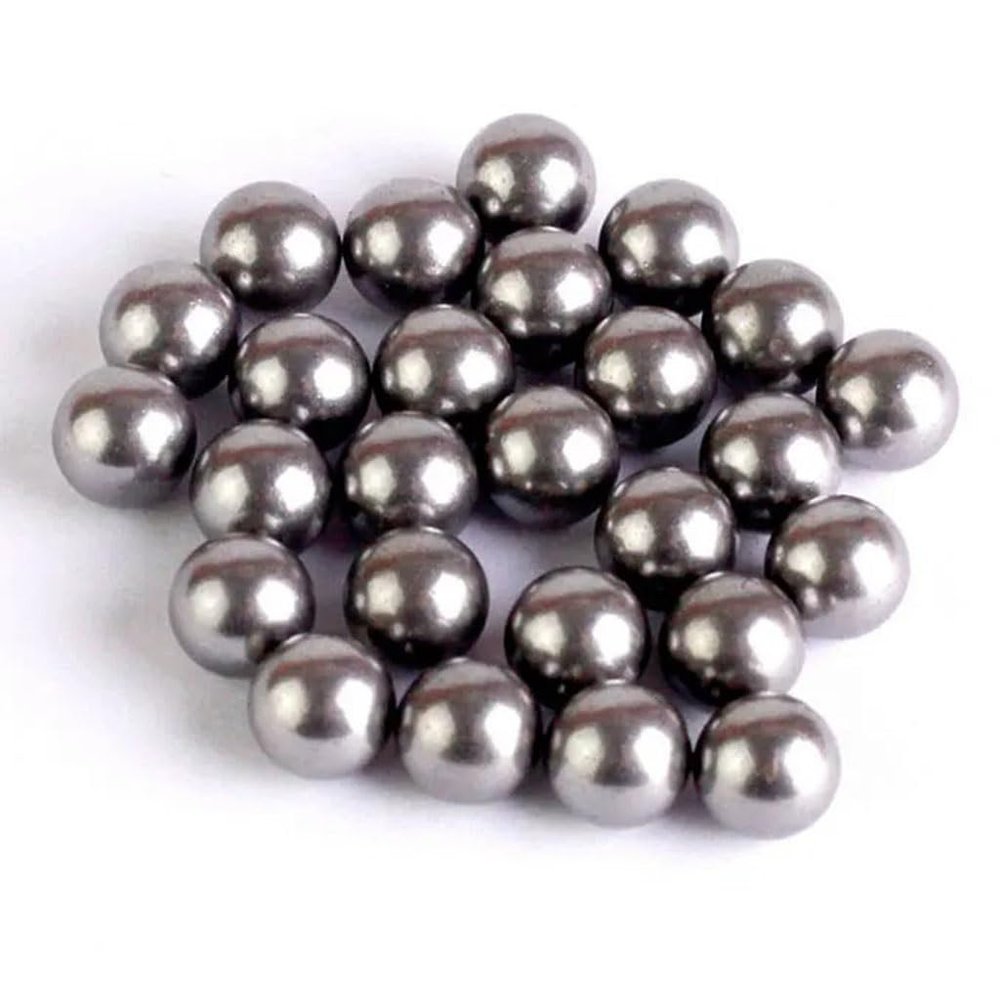 RAMBEX 500PCS Steel Ball, 4mm 5mm 6mm 7mm 8mm Steel Balls for Hunting Slingshot, Solid Small Steel Ball (Color : 5mm 500pcs)