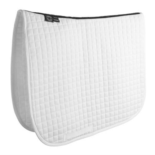 Dover Saddlery Contour Cotton Dressage Pad, Color: Black, Size: Dress