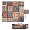 AQUNNEW Luxury Outdoor Picnic Blanket Extra-Large Waterproof Foldable Beach Mat Ideal for Picnics, Beaches and Outdoor Adventures Durable Picnic Mat Printing view 1