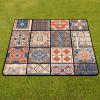 AQUNNEW Luxury Outdoor Picnic Blanket Extra-Large Waterproof Foldable Beach Mat Ideal for Picnics, Beaches and Outdoor Adventures Durable Picnic Mat Printing view 2