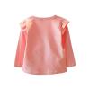 Baby Girls Casual Tops Ruffles Long Sleeve Floral Soft Pullover Sweatshirt Kids Tops T Shirt Spring (Pink, 18-24 Months) view 2