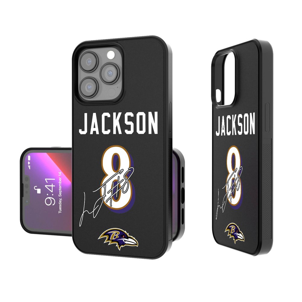 Keyscaper Lamar Jackson Baltimore Ravens iPhone Bump Case