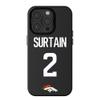 Keyscaper Patrick Surtain II Denver Broncos iPhone Magnetic Bump Case view 1