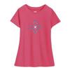 Riding Sport Girls' Equestrian Horseshoe Daisy Tee - Candy Pink - Small view 2