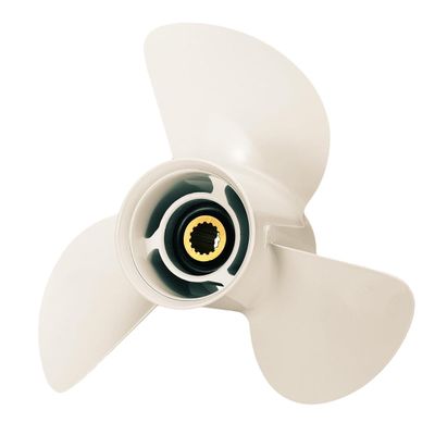 COPKINGO Boat Propeller for Yamaha Outboard Engine 60HP 70HP 75HP 80HP 85HP 90HP 115HP 130HP 4-1/4" Gearcase,15 Tooth,13 1/4x17-K 13.25x17 Pitch