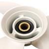 COPKINGO Boat Propeller for Yamaha Outboard Engine 60HP 70HP 75HP 80HP 85HP 90HP 115HP 130HP 4-1/4" Gearcase,15 Tooth,13 1/4x17-K 13.25x17 Pitch view 4