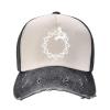 ADTEMP Anime Seven Deadly Sins Wrath Tattoo Outdoor Adult Washed Baseball Cap, Cowboy Hat, Travel Hat Black and White view 3