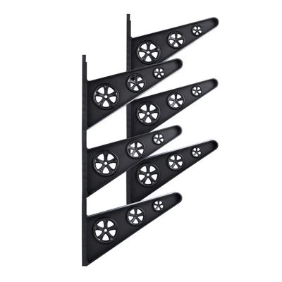 KARFRI Skateboard Wall Rack Skateboard Wall Hanger Wall-Mounted Longboard Storage Longboard Wall Mount Skateboard Wall Hanger Rack (Color : Three Pairs)