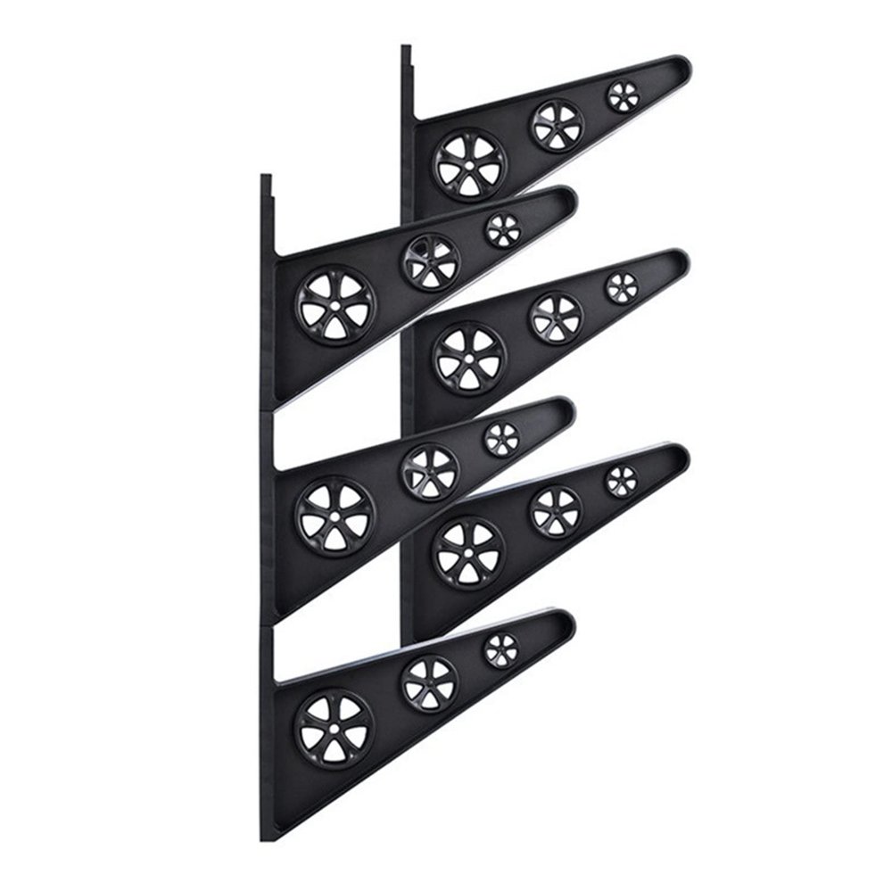KARFRI Skateboard Wall Rack Skateboard Wall Hanger Wall-Mounted Longboard Storage Longboard Wall Mount Skateboard Wall Hanger Rack (Color : Three Pairs)