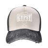 ADTEMP Bohemian Boho Chic Stay Wild Gypsy Child Hippie Outdoor Adult Washed Baseball Cap, Cowboy Hat, Travel Hat Black and White view 3