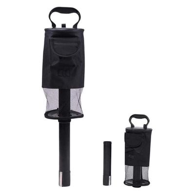 Golf Pick Up Retriever Portable Shag Bag with Removable Plastic Tube Golf Holder 60 Balls Collector Pick Up Bag Golf Accessories