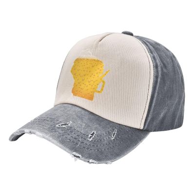ADTEMP Wisconsin State Map Beer Outdoor Adult Washed Baseball Cap, Cowboy Hat, Travel Hat Gray