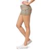 WallFlower Women's Luscious Curvy Twill Cargo Shorts 3" Mid-Rise Insta Stretch Juniors, Willow, 0 view 3