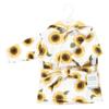 Hudson Baby Unisex Baby Mink with Faux Fur Lining Pool and Beach Robe Cover-ups, Sunflower, 18-24 Months view 2