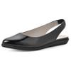 CLIFFS BY WHITE MOUNTAIN Women's Memory Slingback Loafer Flat, Black/Patent, 9.5 M view 1