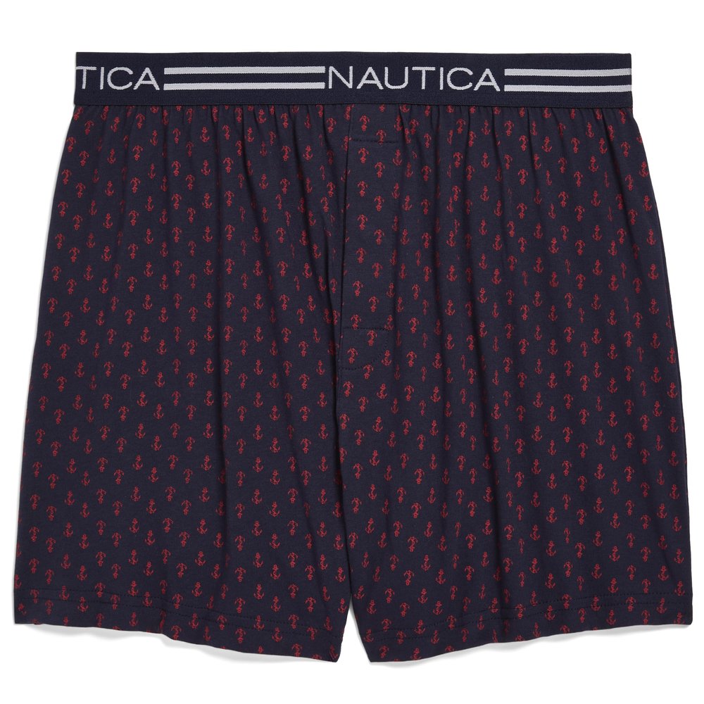 Nautica Men's Classic Cotton Loose Knit Boxers